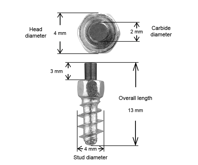 iGrip Skruvdubb (ST-F) 13 mm