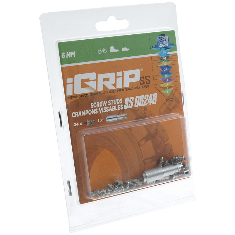 iGrip Skruvdubb (SS-R) 6 mm (fr vldigt halt underlag)