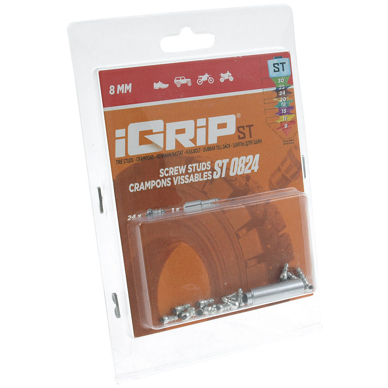 iGrip Skruvdubb (ST) 8mm (gympaskor / löparskor)