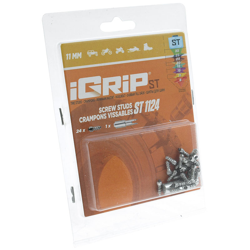 iGrip Skruvdubb (ST) 11mm (kängor med grövre sula av hårdare gummi)